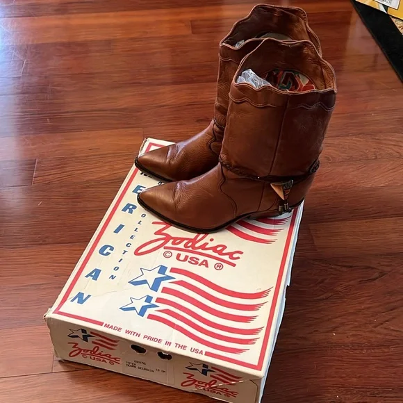 Vintage Zodiac Women’s Cowboy Boots - Picture 3 of 14